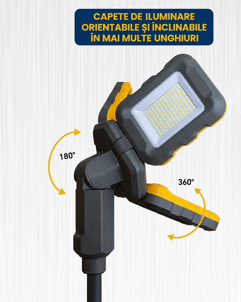 Flexibilitate unghi iluminare